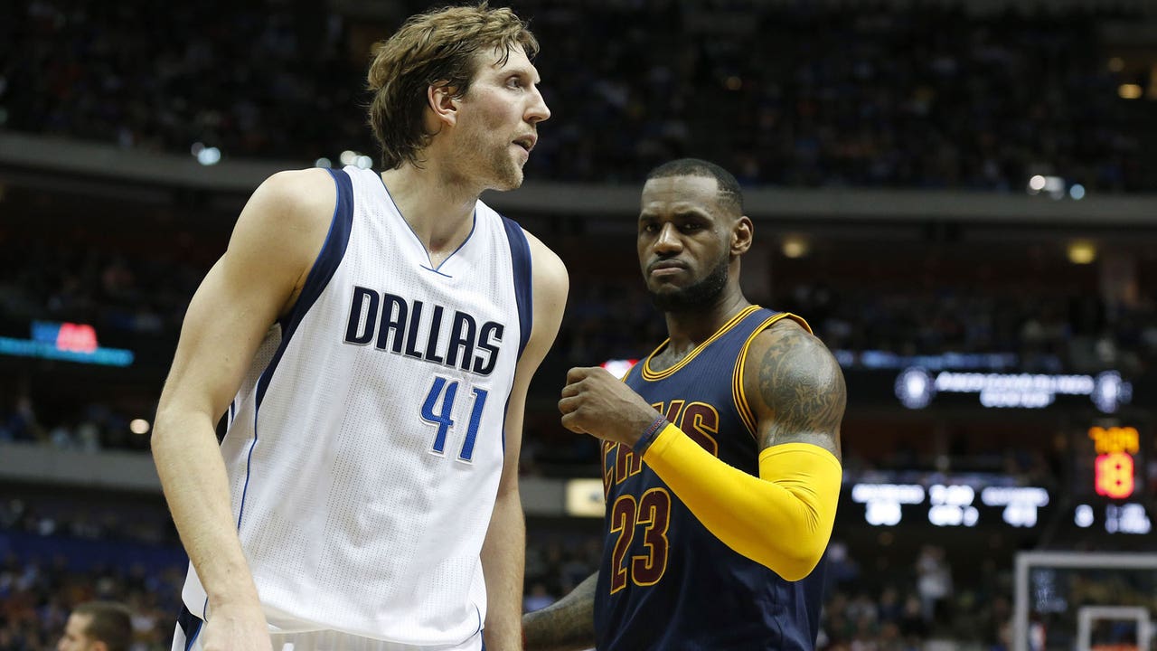Cavs, Mavs stars on opposite ends of spectrum against each other